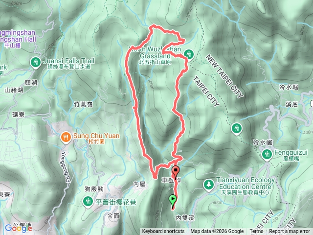 荷蘭古道北五指山瑪礁古道