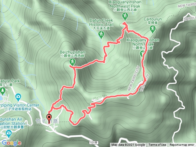 小觀音山群峰O型縱走