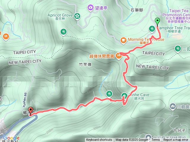 貓空越嶺銀河洞瀑布預覽圖