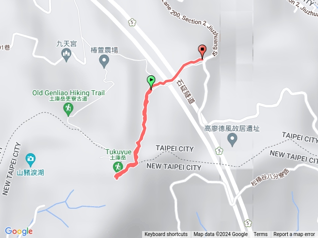 土庫岳步道（233巷登山口）預覽圖