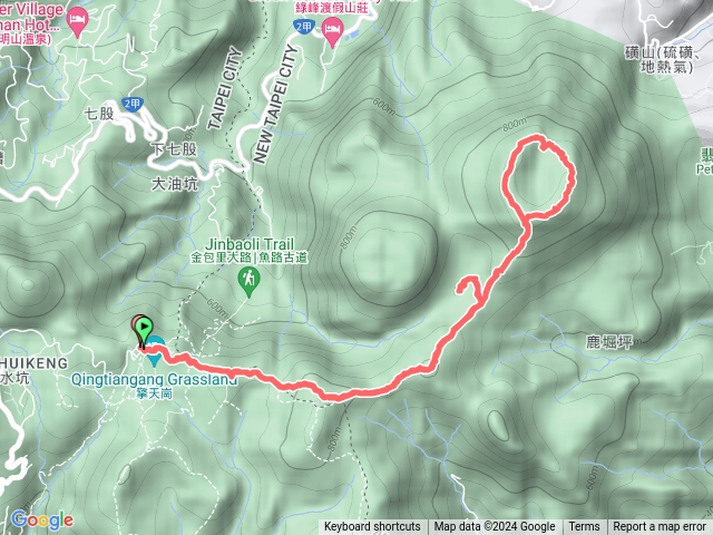 磺嘴山及翠翠谷
