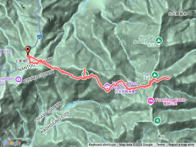 玉山主峰東峰前鋒兩天一夜