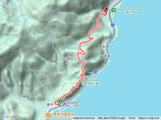 JJ龜蜜縱走(龜山車站-梗枋山-橋板湖山-大溪蜜月灣)