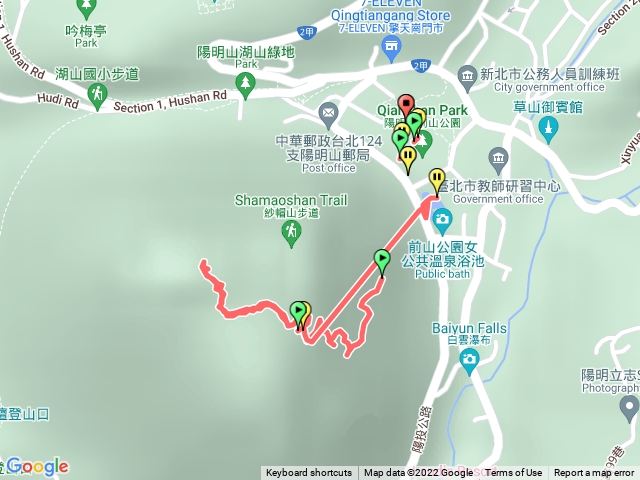 沙帽山步道