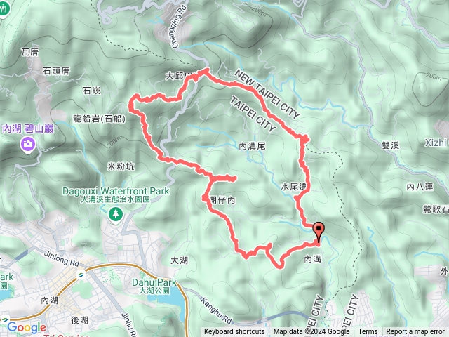 2024.08.31 內湖小山（內溝 柿子山 聖明山 東牛稠尾山 牛稠尾山 石崁山 大丘田東峰 水尾潭山）0型