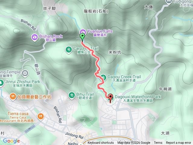 圓覺瀑布大溝溪治水區