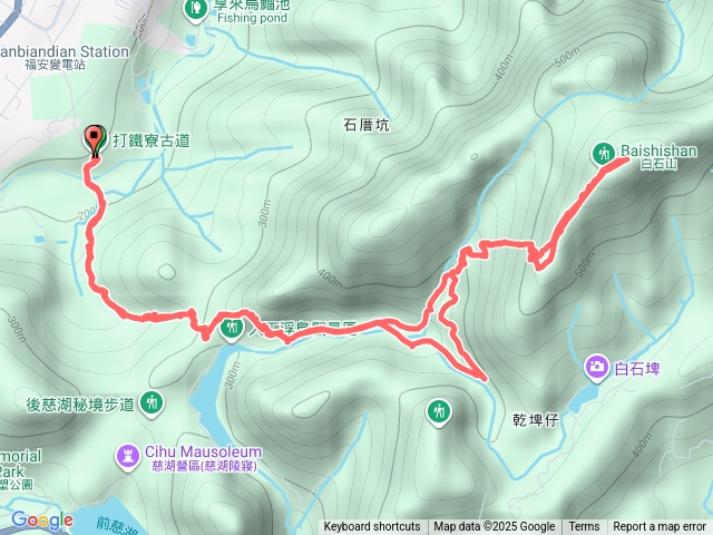 打鐵寮古道到白石山預覽圖