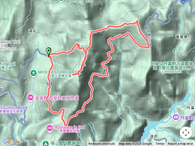 【頂湖三連峰】天福山+芙蓉山+凸龜山+返程走7.9K的公路路程