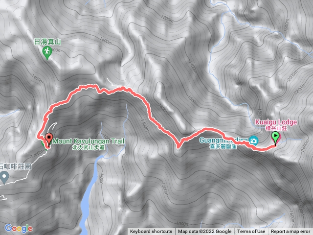 2022-08-29 北大武山檜谷山莊下新登山口