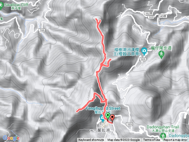 奮起湖-長山-雲戴山-摩天嶺-光崙山