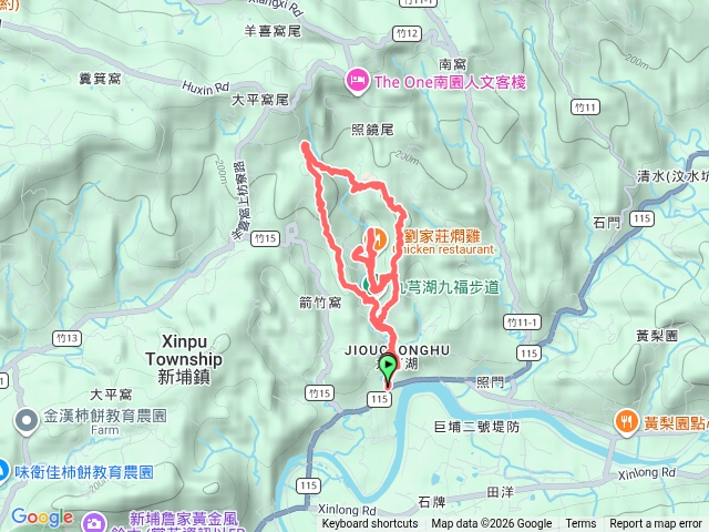 九芎湖步道群（九福，觀南，霽月步道，九芎湖山）預覽圖