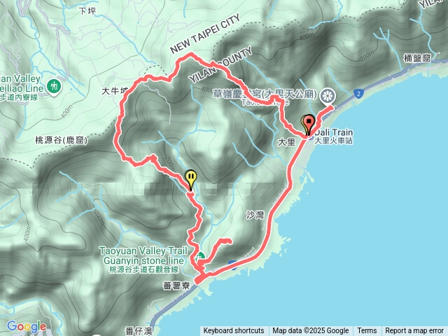 114/11/29-桃源谷石觀音線陡上灣坑頭山再陡下吾居吾墅步道+大里簡山