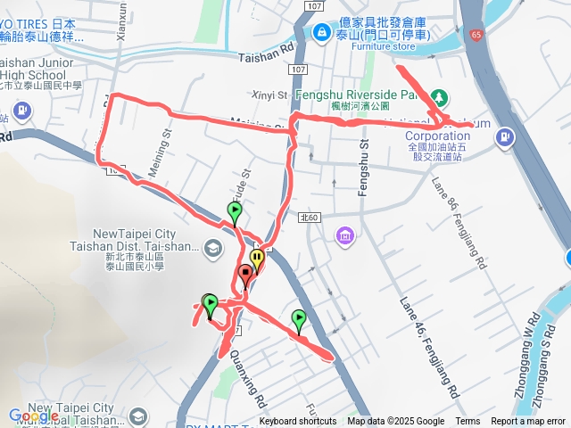 泰山楓樹河濱公園蒜香藤