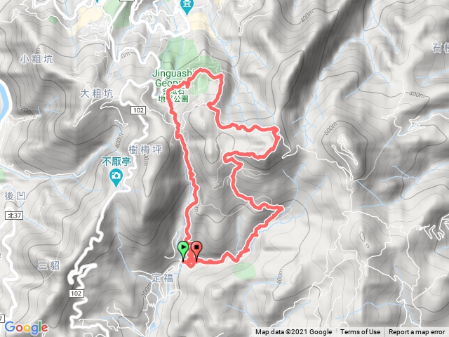 燦光寮古道>燦光寮山>地質公園>百二崁古道>貂山古道