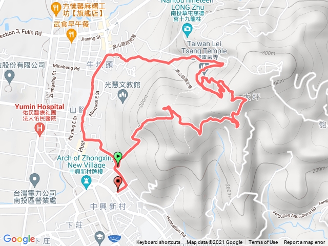 中興新村虎山步道-雷藏寺