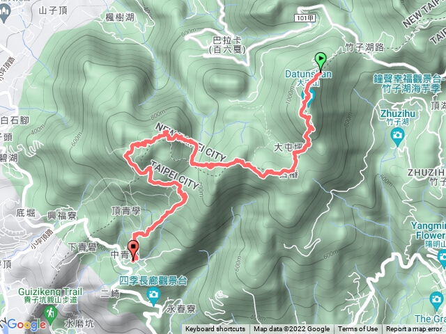 2022-04-12 陽明山大縱走 後五峰
