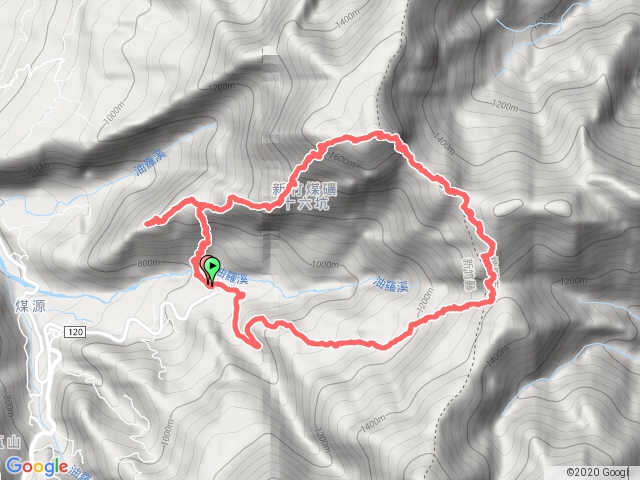 八五古道、拉庫山東南峰與內鳥嘴山