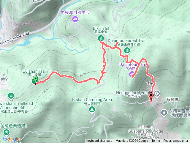 翠山步道、大崙頭山預覽圖