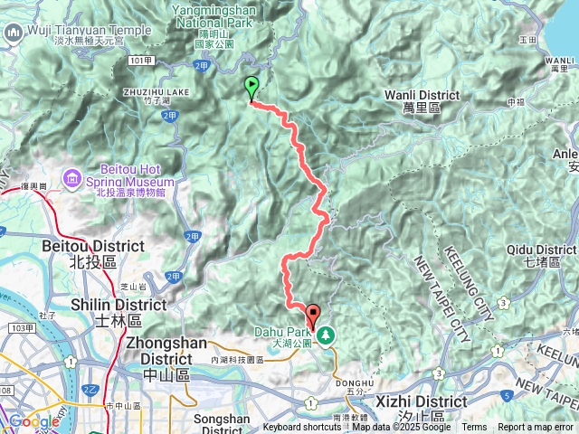 擎天崗-大湖捷運站