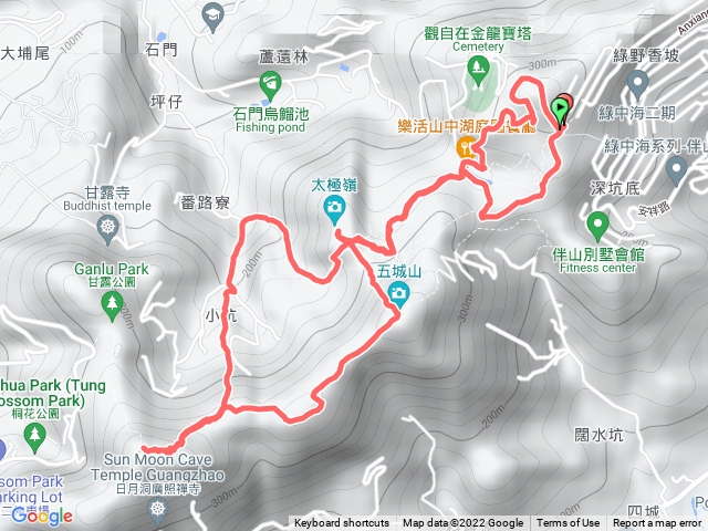 陰轉晴空萬里的天上山