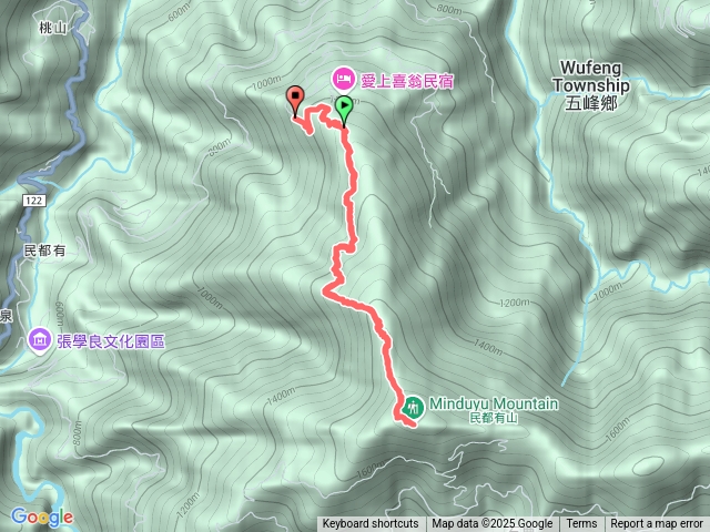 新竹縣五峰鄉-麥巴來西北峰-麥巴來山