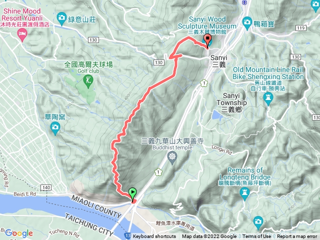 火炎山-慈濟茶園縱走