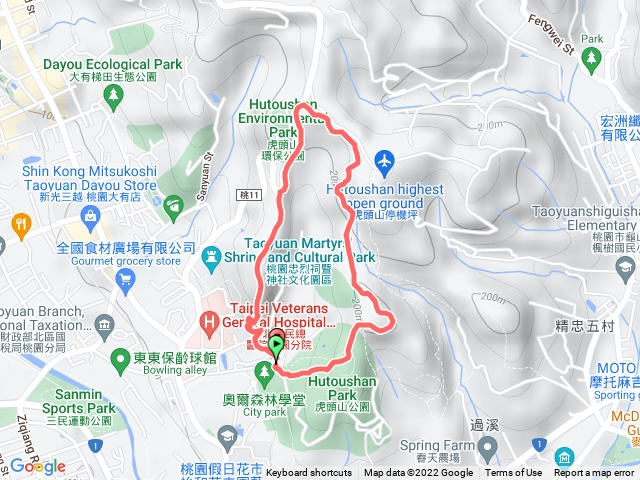 20220801虎頭山最短O型路線