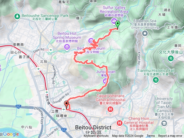 20241013大炮岩-石壇山-弘法大師紀念碑-湯守岩-260高地-軍艦岩-唭哩岸山-唭哩岸山西南峰-奇岩山-奇岩山西峰-日晷-捷運唭哩岸站預覽圖