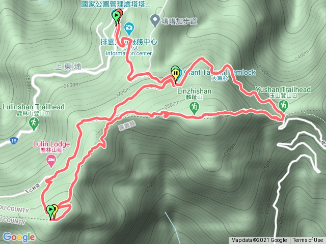 20210214麟趾山、鹿林山、玉山登山口