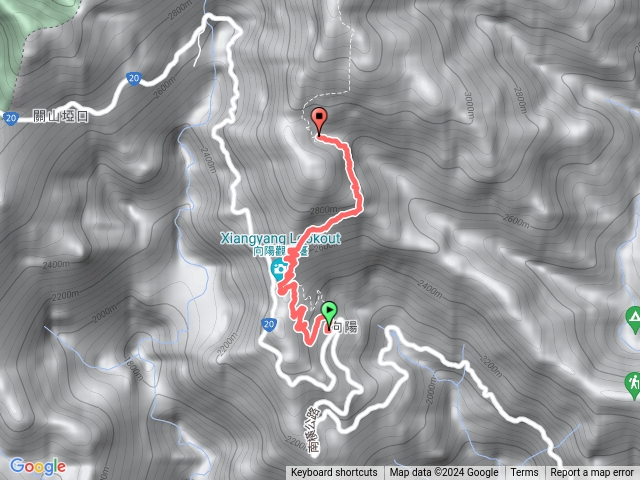 向陽登山口