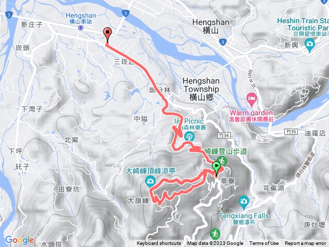 新竹橫山~樂善堂-大山背山~全程約6.7K