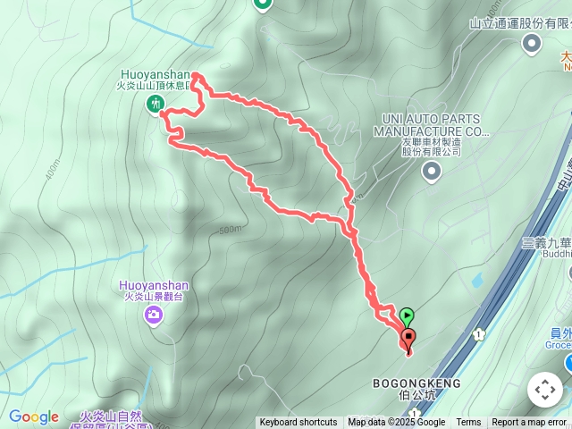 火炎山後山南北鞍一圈