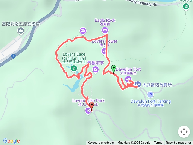 基隆環山情人湖步道