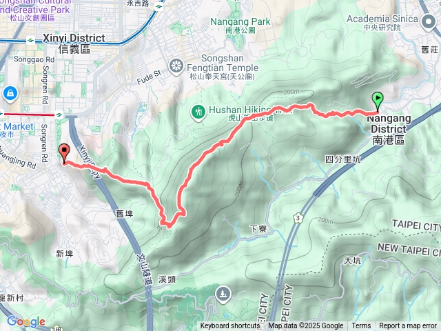 南港山大縱走預覽圖