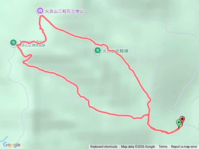 火炎山(北鞍→三角點→南鞍_O繞)