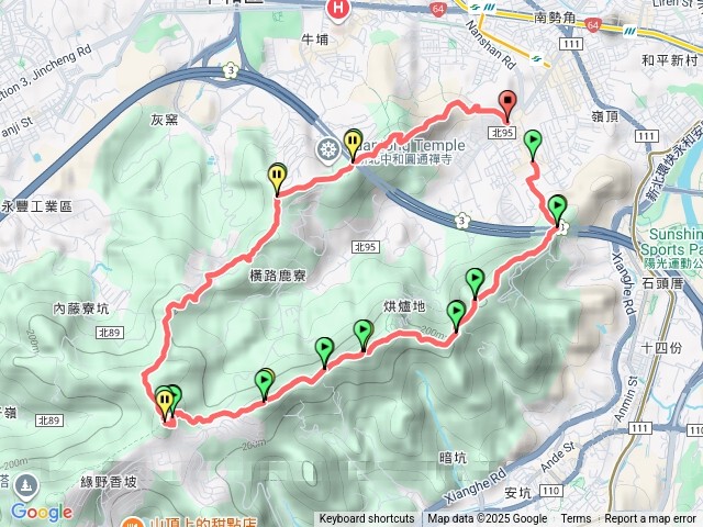 2025微笑山線大縱走尋寶集章任務微笑山線：【天上山系】烘爐地土地公段20250830115559