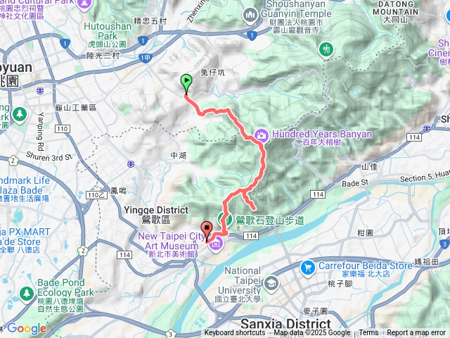 福源山步道+鶯歌石步道U型