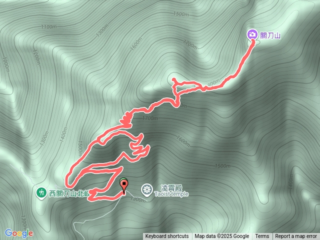 埔里關刀山西峰-關刀山