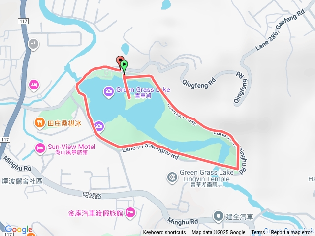 青草湖環湖步道預覽圖