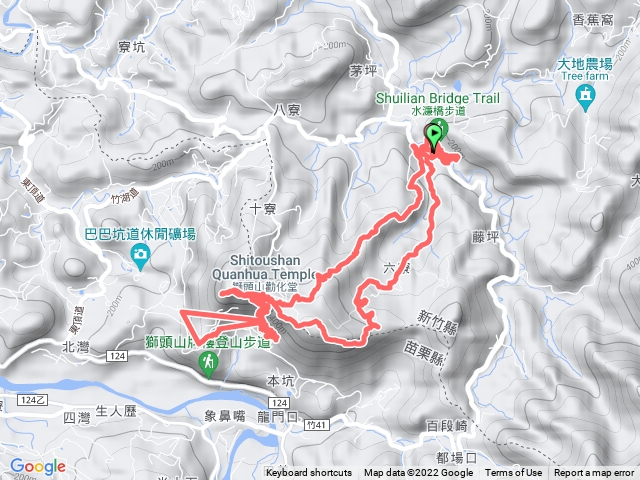 1111030 六寮古道 勸化堂 獅山古道 水濂洞步道 O型