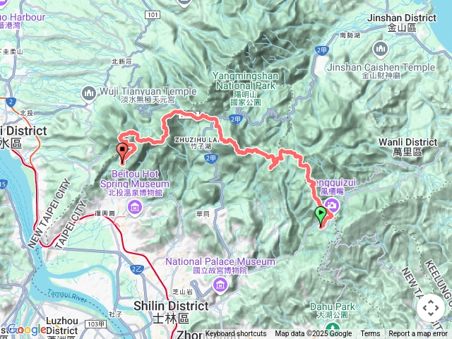 2025.05.28陽明山東西大縱走十連峰(陰雨)