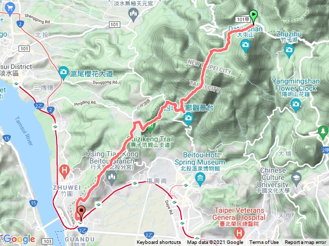 二子坪/清天宮/忠義山/關渡捷運站