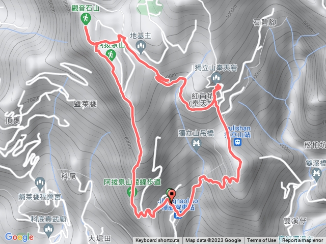 阿拔泉獨立山縱走