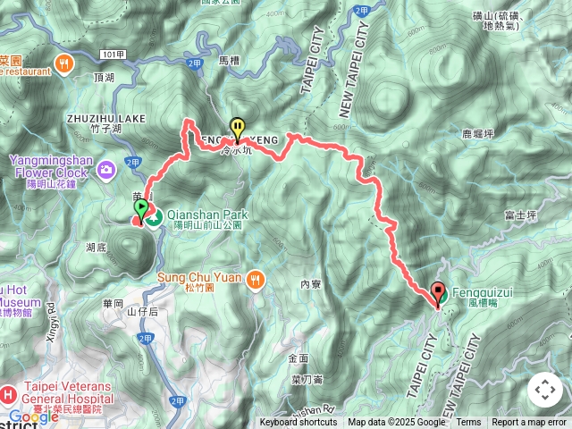 苗圃-七星山東峰-冷水坑-擎天崗-風櫃嘴