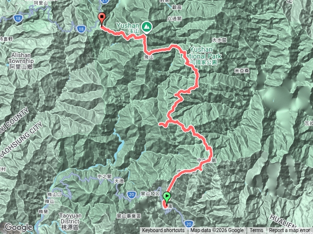 2026/07/27～08/03 南二段世新谷飛機殘骸接南雙頭山東稜達芬尖山下荖濃溪上鹿山出塔塔加預覽圖