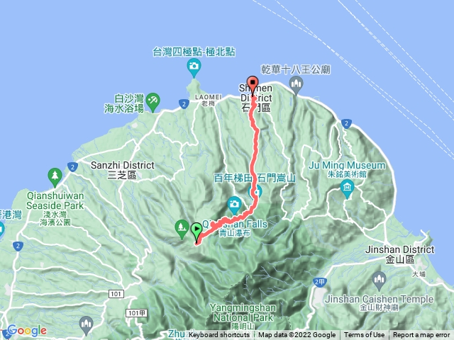 老梅-青山瀑布