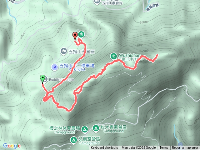 五指山登山步道健走