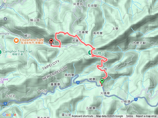 二格山、猴山岳古道、下草湳