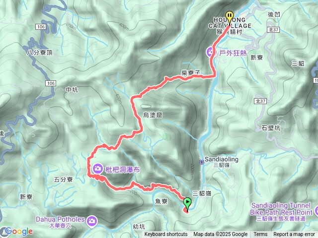 三貂嶺越嶺猴硐