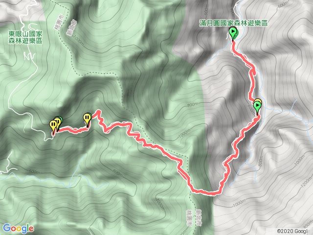 東滿步道來回走